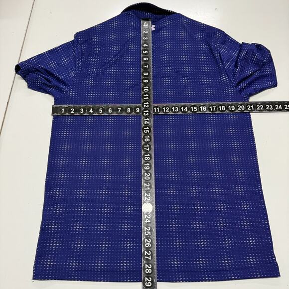 Under Armour Shirt Mens Medium Blue Playoff Polo 2.0 Short Sleeve Stretch Golf - Picture 4 of 9